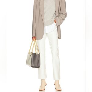 AGOLDE Recycled Leather 90's Pinch Waist Straight Leg Pants